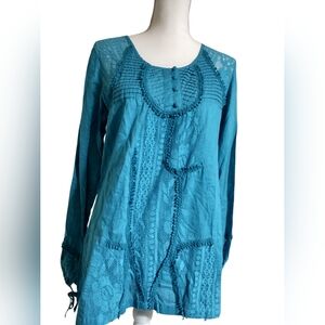 Turquoise Blouse